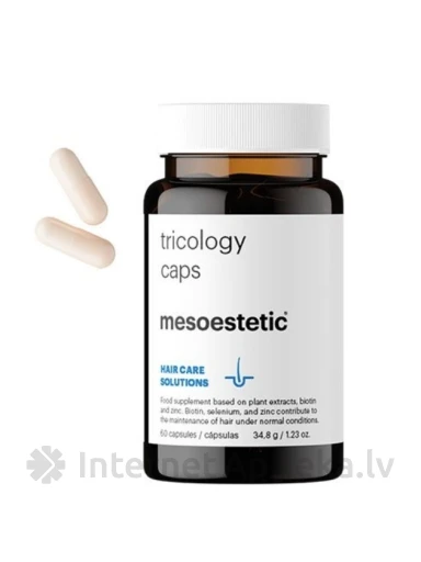Tricology caps mesoestetic®, 60 kapsulas | internetaptieka.lv