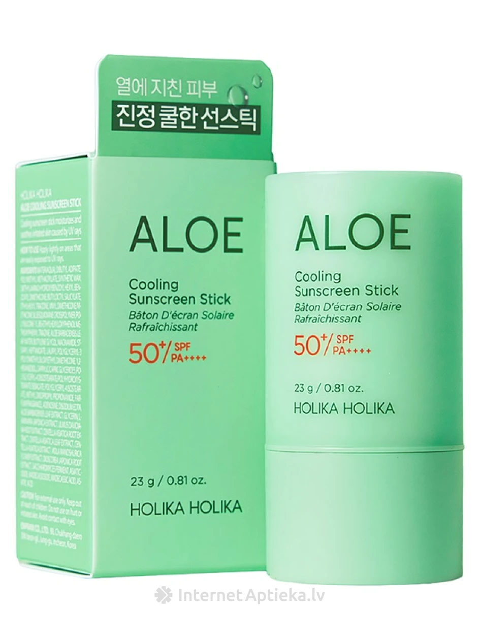 Holika Holika Aloe vėsinamasis apsauginis rutulinis kremas nuo saulės su SPF50+, 23 metai | internetaptieka.lv