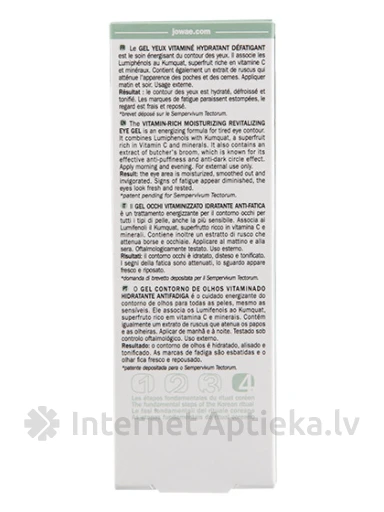 Jowae Vitamin Rich Mitrinoša acu želeja, 15 ml | internetaptieka.lv