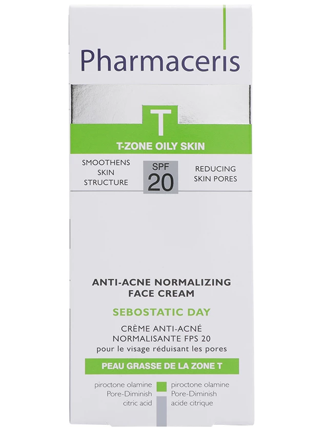 Pharmaceris T-Sebostatic Anti Acne dienas krēms, 50 ml