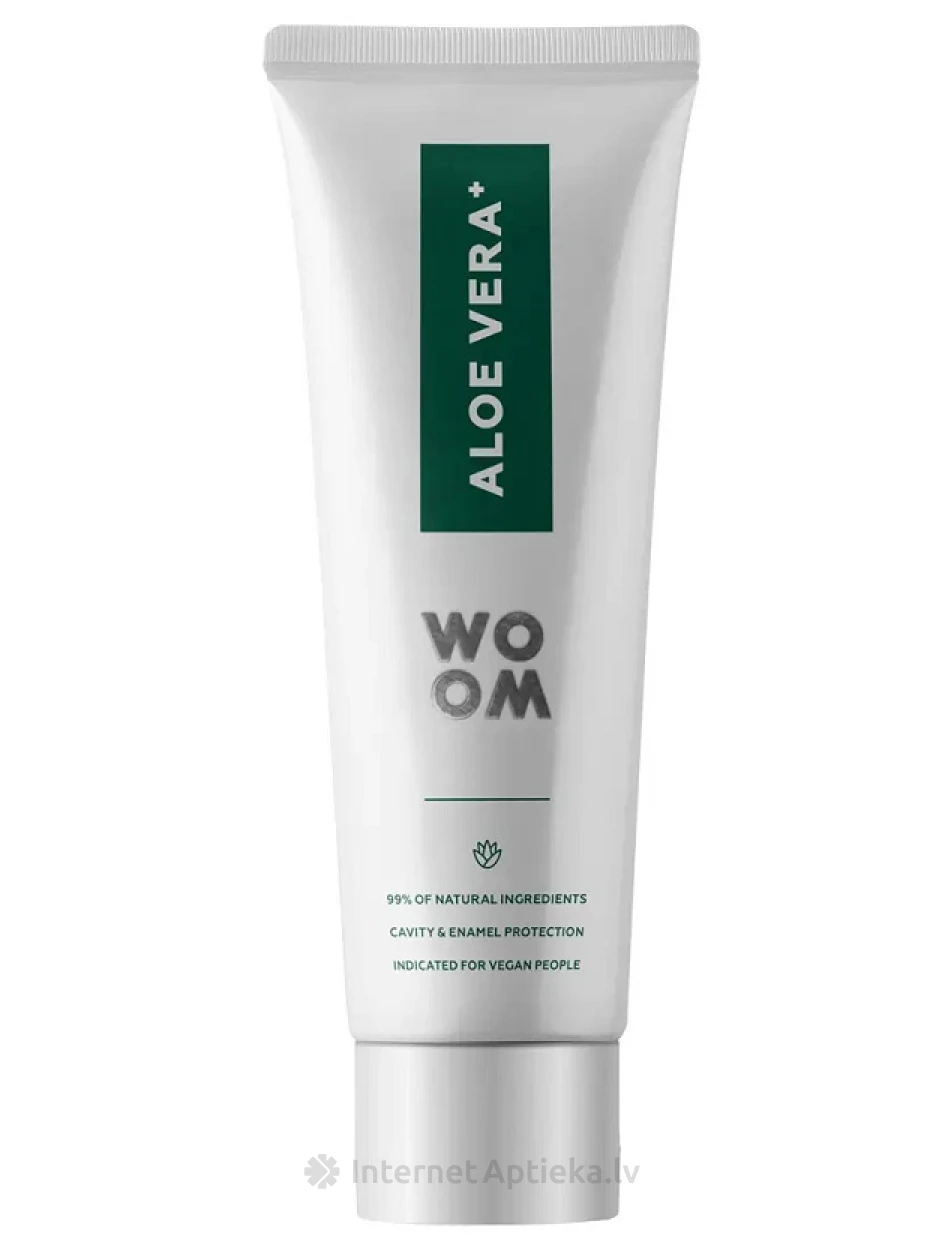 Woom Aloe Vera+ hambapasta, 75 ml | internetaptieka.lv