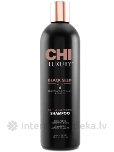 CHI Luxury Black Oil Seed šampūnas, 355 ml | internetaptieka.lv