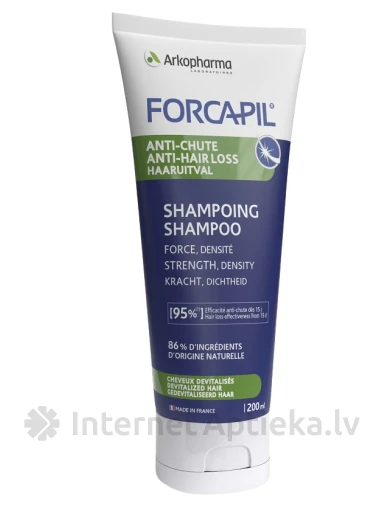 FORCAPIL® ANTI-HAIR LOSS šampoon juuste väljalangemise vastu, 200 ml | internetaptieka.lv