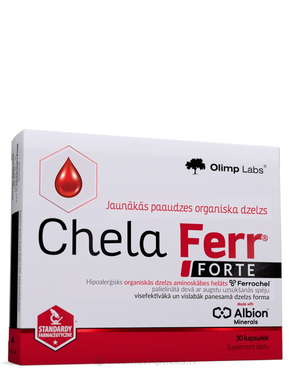 Olimp Labs Chela-Ferr Forte, 30 kapsulių | internetaptieka.lv