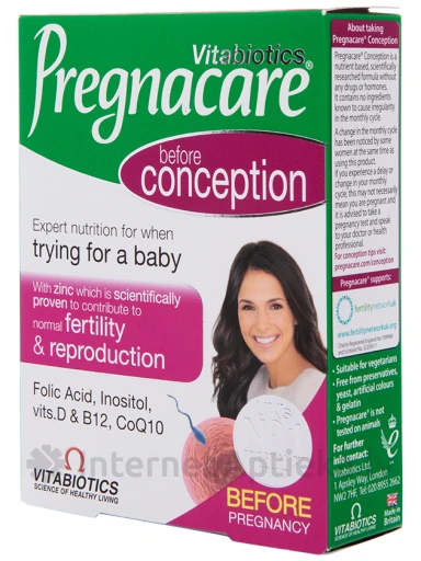 Pregnacare conception, 30 таблеток | internetaptieka.lv