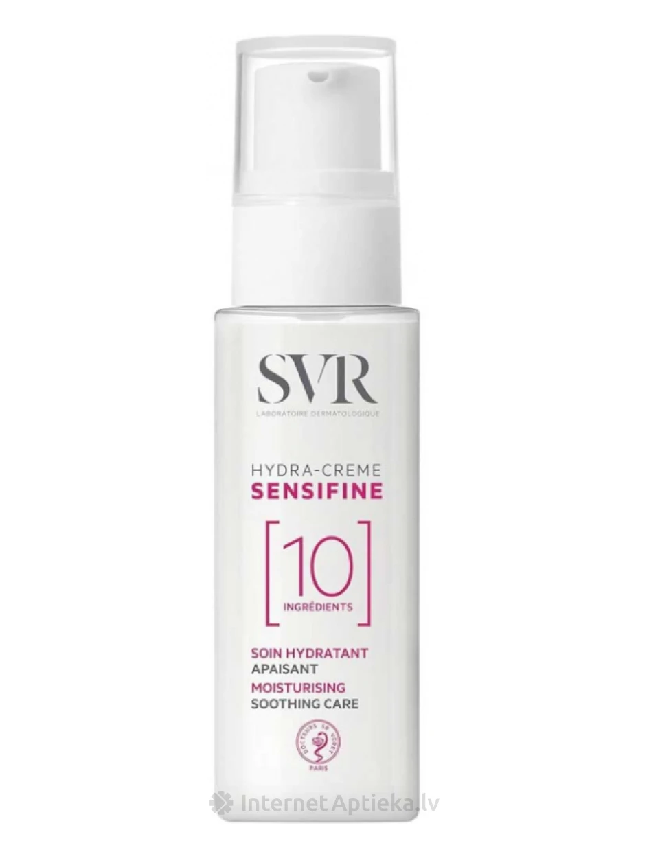 SVR SENSIFINE HYDRA CRÈME kreem tundlikule, allergilisele näonahale, 40 ml | internetaptieka.lv