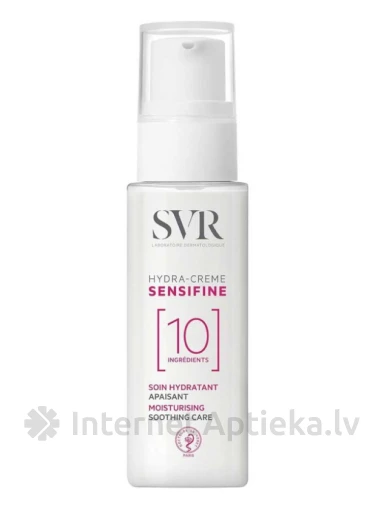 SVR SENSIFINE HYDRA CRÈME kreem tundlikule, allergilisele näonahale, 40 ml | internetaptieka.lv