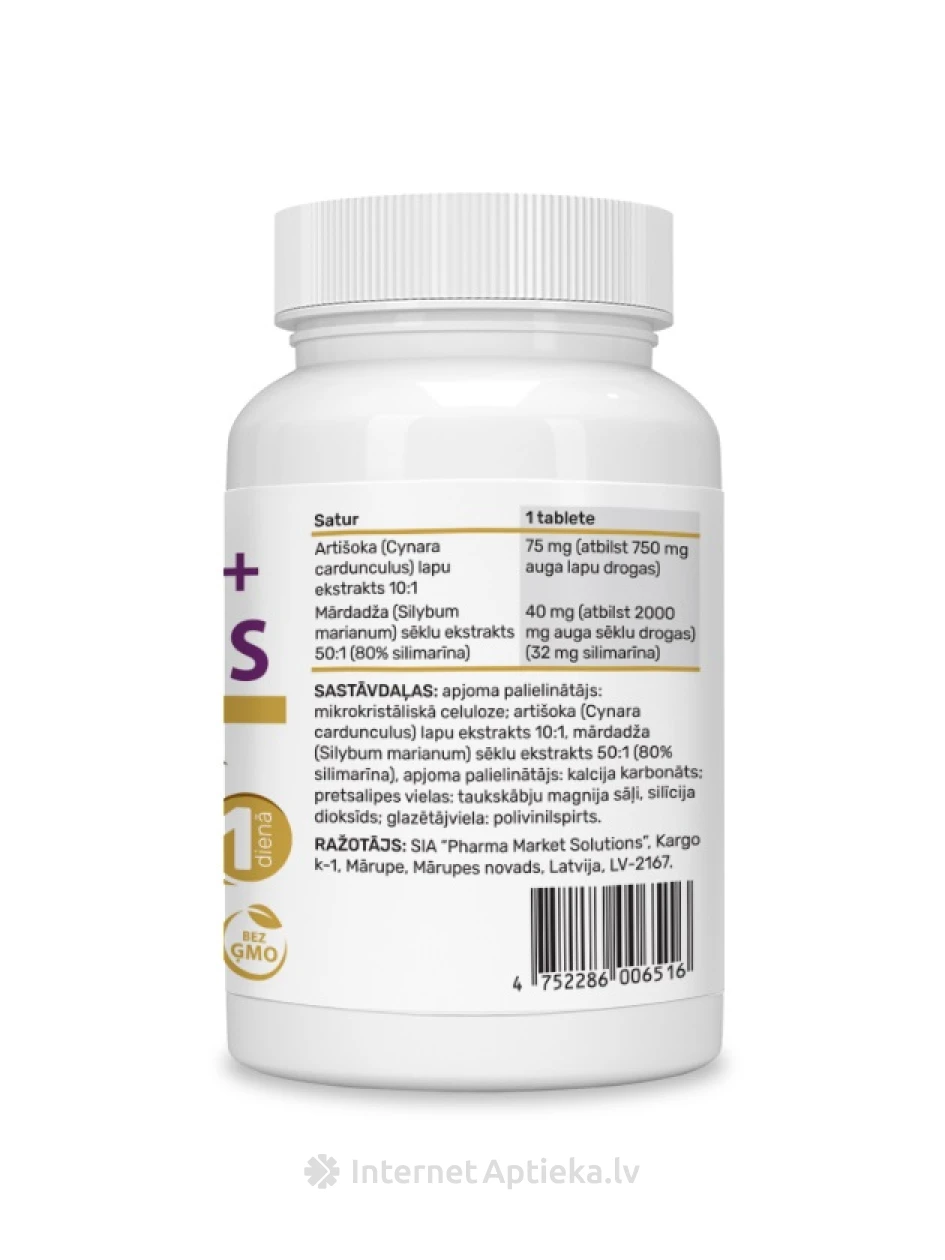 Artitšokk + piimohakk tabletid, 30 tk. | internetaptieka.lv