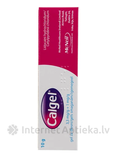 Calgel gels smaganām, 10 g | internetaptieka.lv