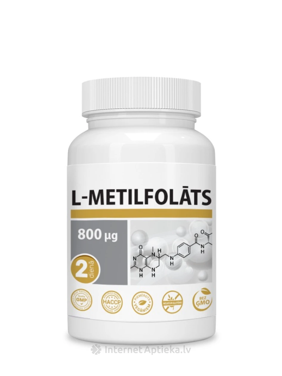 L-metüülfolaat tabletti, 60 tk. | internetaptieka.lv