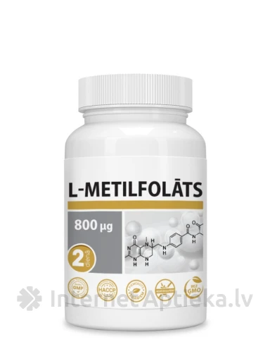 L-metüülfolaat tabletti, 60 tk. | internetaptieka.lv