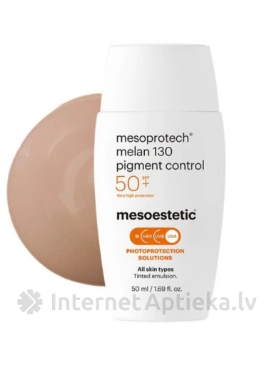 Mesoestetic mesoprotech melan 130 солнцезащитный крем против пигментации, 50 мл | internetaptieka.lv