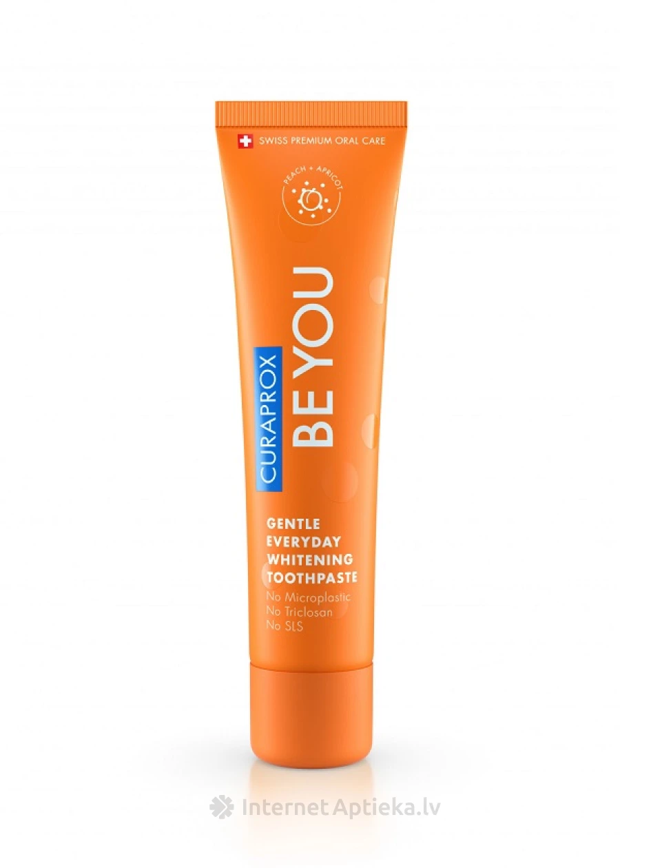 Curaprox zobu pasta persiks-aprikoze, 60 ml | internetaptieka.lv