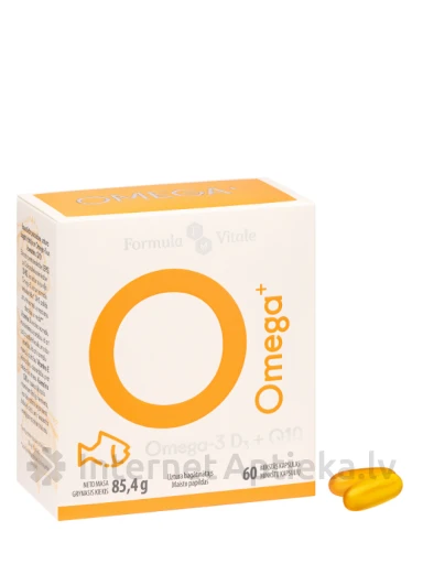 Formula Vitale Omega+Q10, 60 kapsulas | internetaptieka.lv