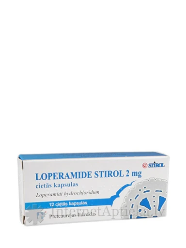 Loperamide Stirol 2 mg, 12 tabletes | internetaptieka.lv