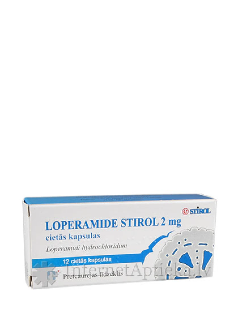 Loperamide Stirol 2 мг, 12 таблеток | internetaptieka.lv