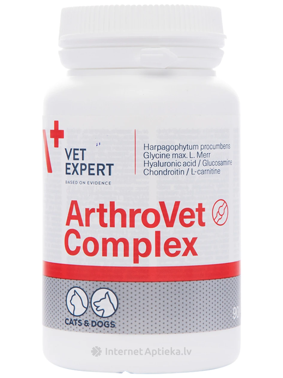 Arthrovet Complex tabletid koertele ja kassidele, 90 tk. | internetaptieka.lv