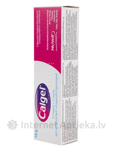 Calgel gels smaganām, 10 g | internetaptieka.lv