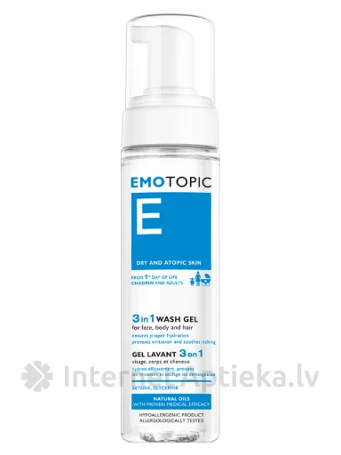 Pharmaceris e emotopic 3 ühes pesugeel, 200 ml | internetaptieka.lv