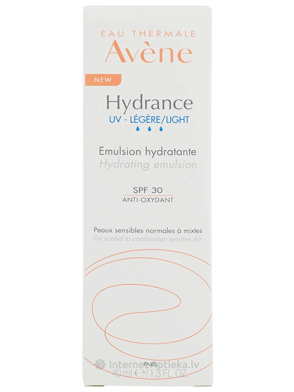 Avene Hydrance Light emulsija SPF30, 40 ml | internetaptieka.lv