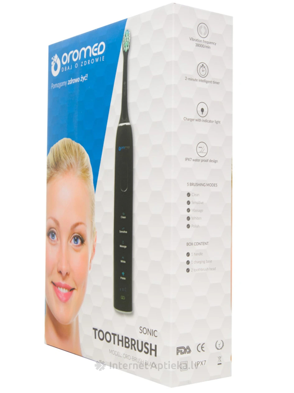 Oromed Ultrasonic hambahari must, 1 tk. | internetaptieka.lv