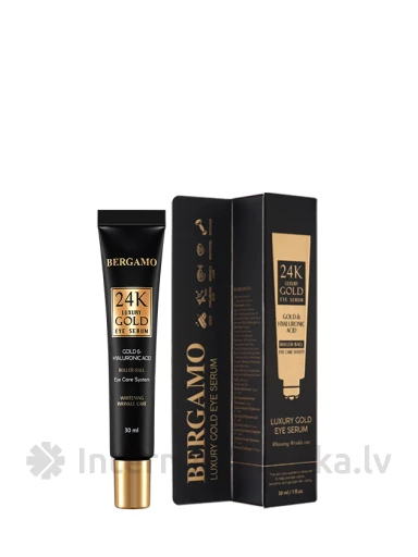 BERGAMO 24K LUXURY GOLD acu serums, 30 ml | internetaptieka.lv