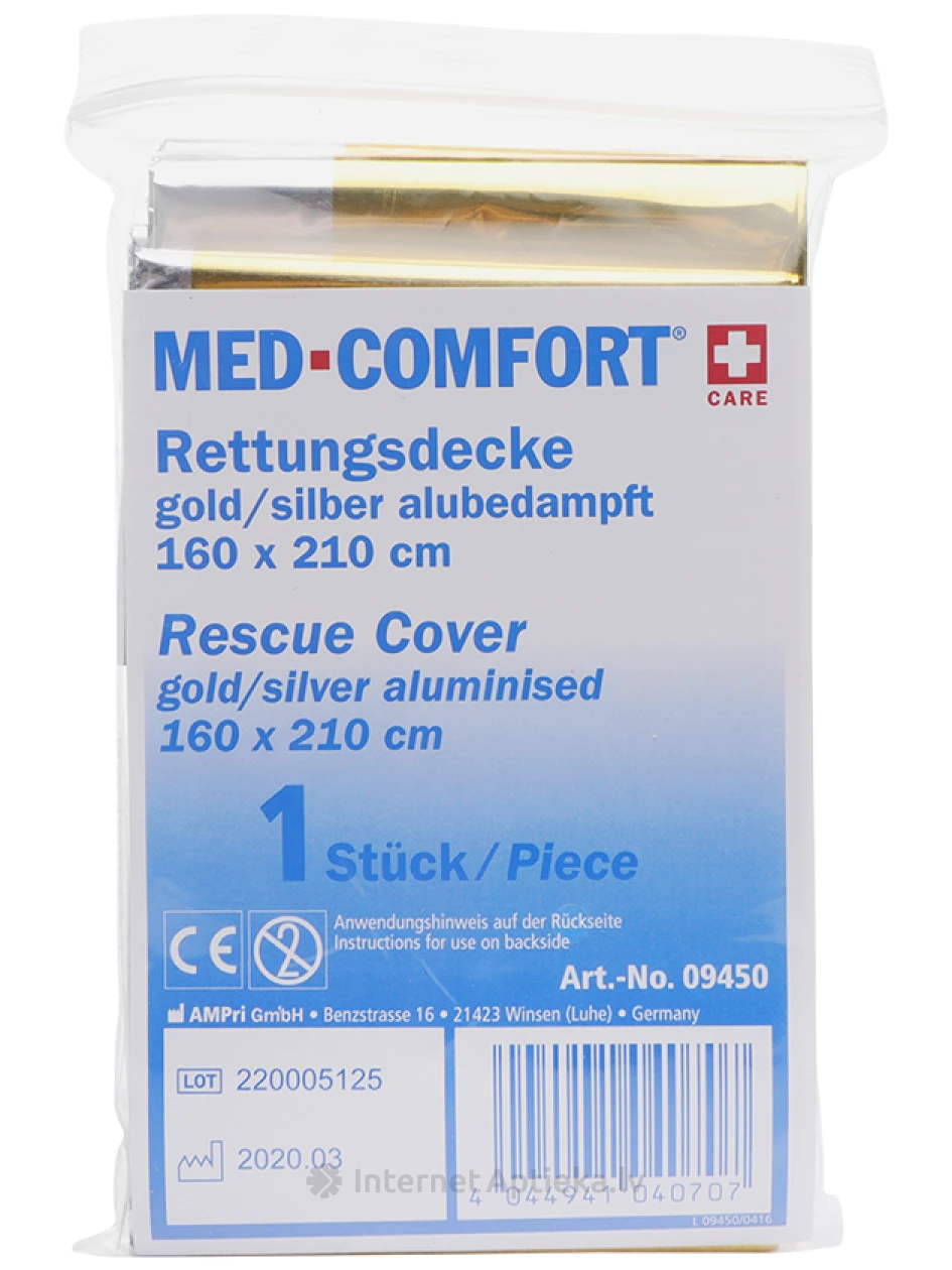 Med Comfort Folijas sega 160 x 210 cm, 1 gb. | internetaptieka.lv