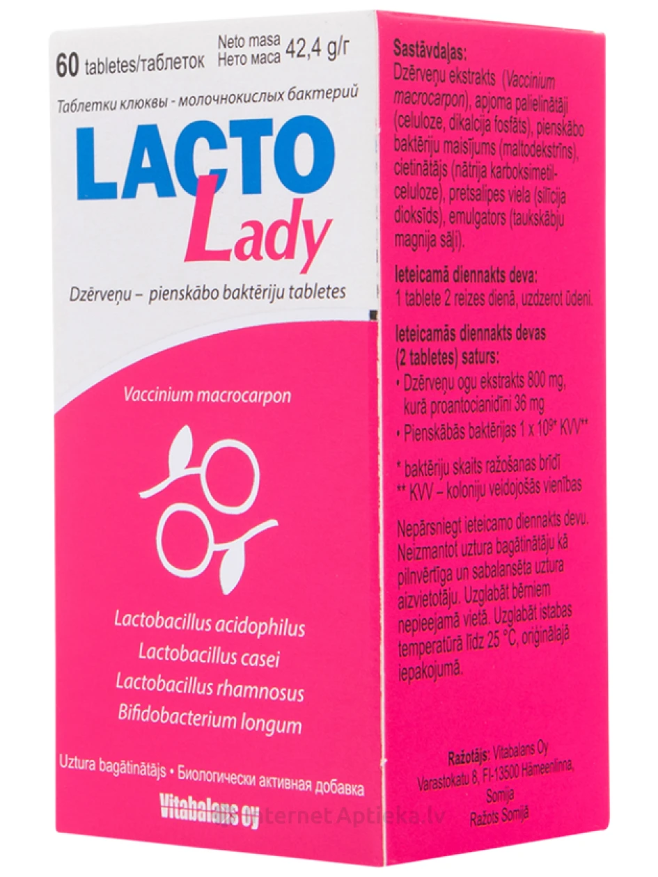 Lacto Lady, 60 tabletti | internetaptieka.lv