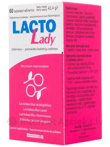 Lacto Lady, 60 tabletti | internetaptieka.lv