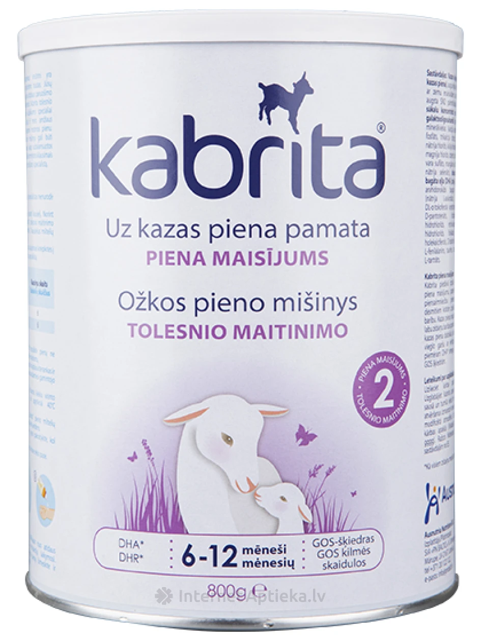 Kabrita 2 järgmine segu kitsepiima baasil 800g, 800 g | internetaptieka.lv