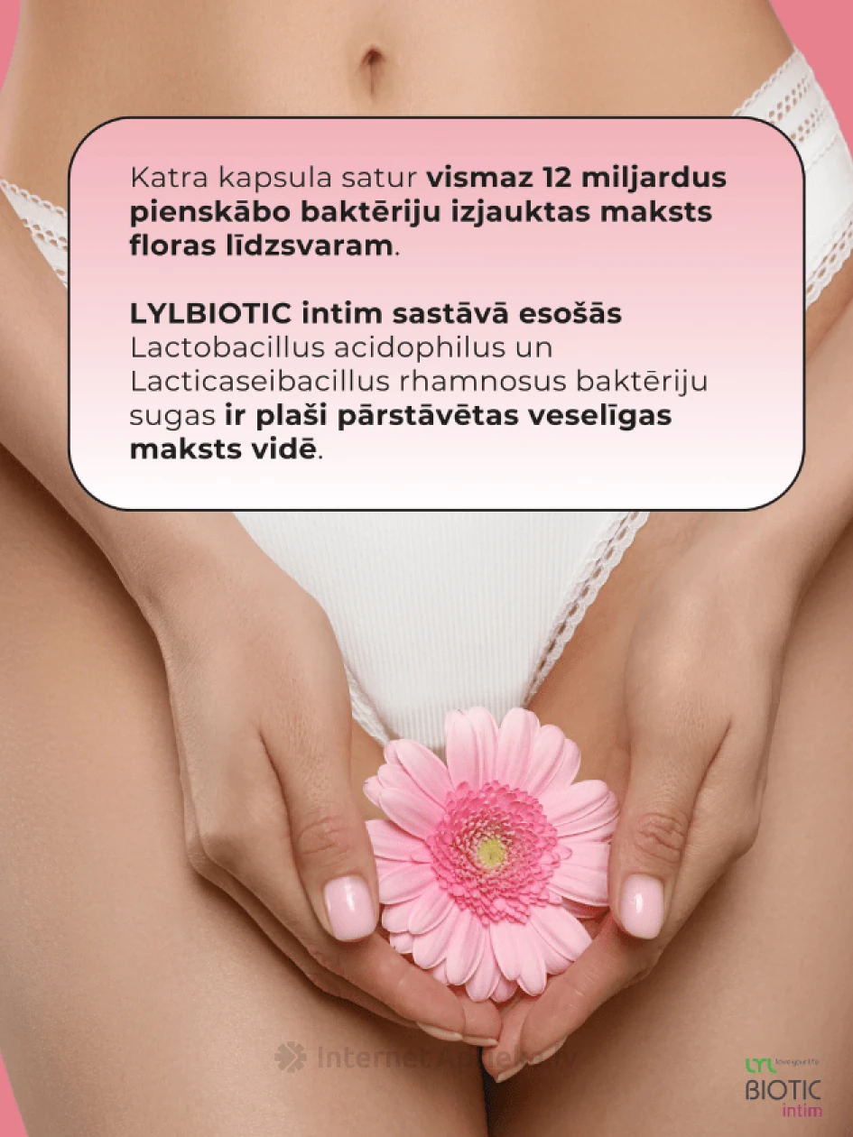 LYLBIOTIC intim, 15 kapsulas | internetaptieka.lv