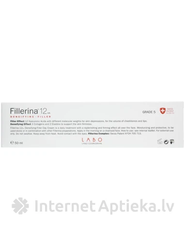 FILLERINA 12HA дневной крем, Интенсивность 5, 50 мл | internetaptieka.lv
