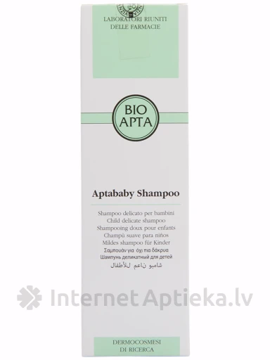 Bioapta Aptababy sulfaadivaba šampoon lastele, 200 ml | internetaptieka.lv
