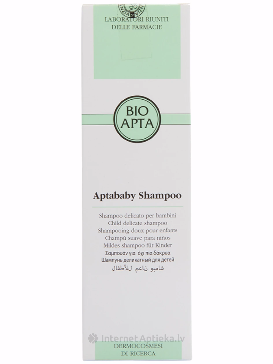 Bioapta Aptababy bezsulfātu šampūns bērniem, 200 ml | internetaptieka.lv
