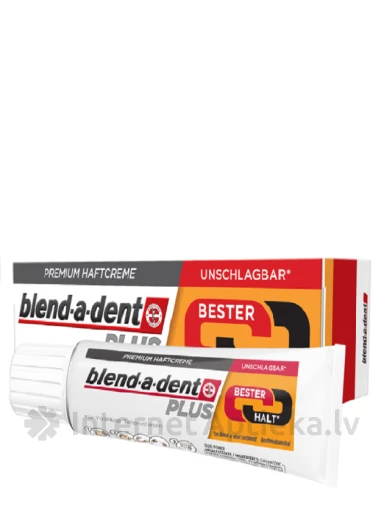 Blend-A-Dent Plus Duo Power līme zobu protēzēm bez garšas, 40 g | internetaptieka.lv