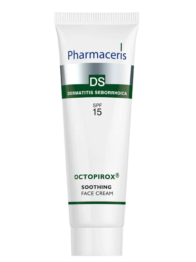 PHARMACERIS DS nomierinošs sejas krēms OCTOPIROX SPF15, 30 ml