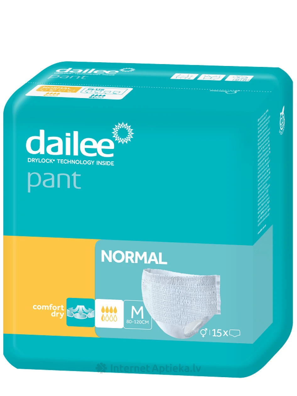 Dailee Pant Normal autiņbikses M izmērs, 15 gb. | internetaptieka.lv