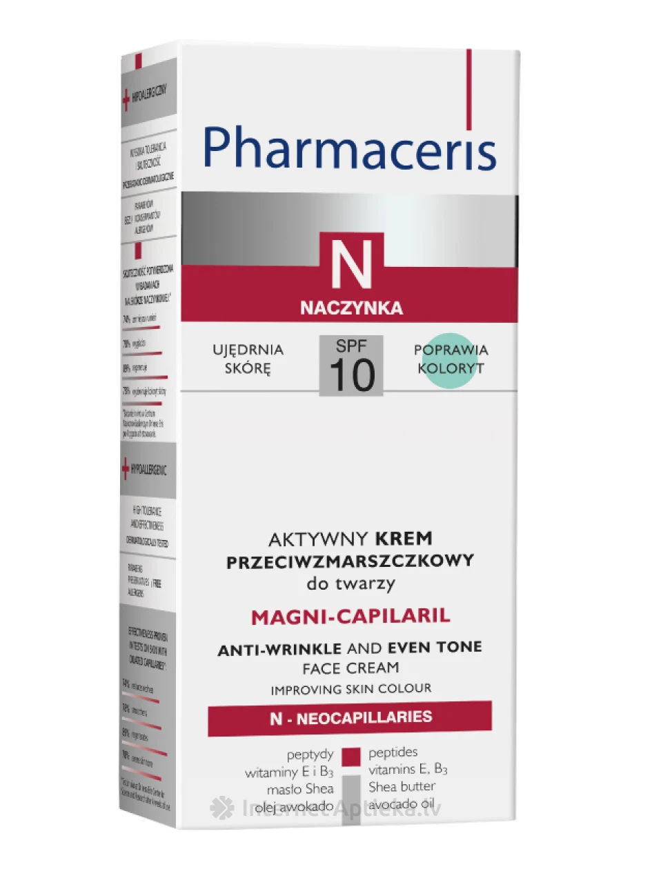 Pharmaceris N-Magni Capilaril крем для лица от морщин, 50 мл | internetaptieka.lv