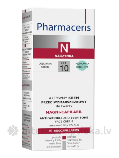 Pharmaceris N-Magni Capilaril pretgrumbu sejas krēms, 50 ml | internetaptieka.lv