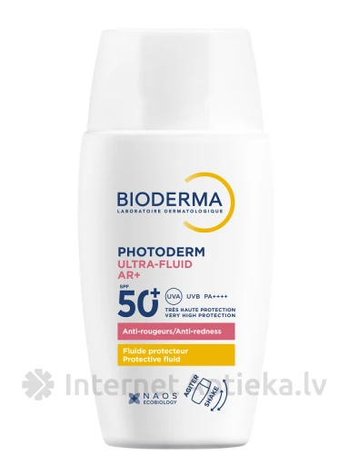 BIODERMA Photoderm Ultra-fluid AR+ SPF50+ ultrafluīds, 40 ml | internetaptieka.lv
