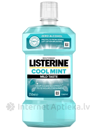 LISTERINE Zero mutes skalojamais lidzeklis "MILD TASTE", 250 ml | internetaptieka.lv