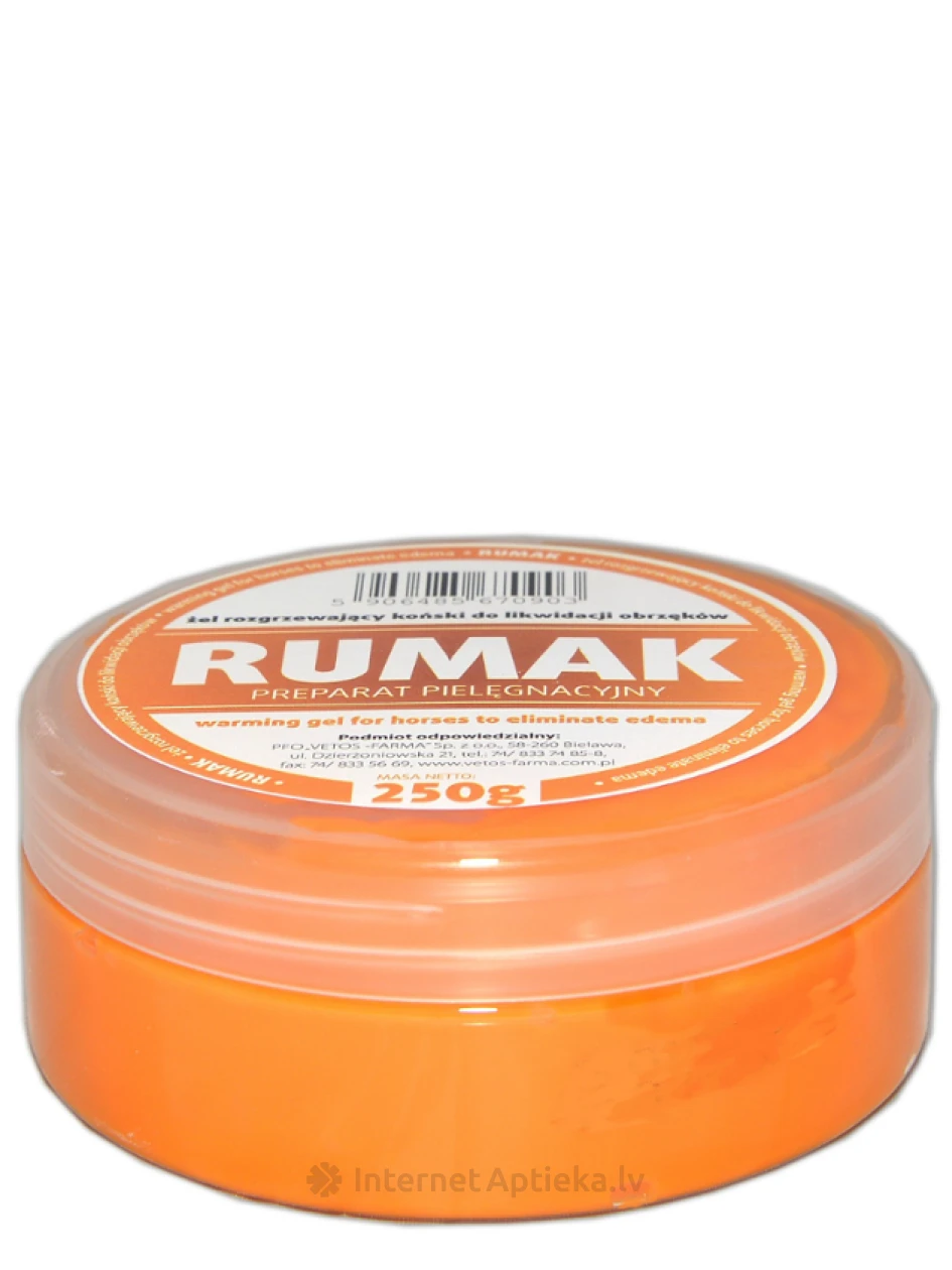 RUMAK sildošs gēls tūskas mazināšanai, 250 g | internetaptieka.lv