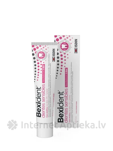 ISDIN BEXIDENT zobu pasta jutīgiem zobiem, 75 ml | internetaptieka.lv