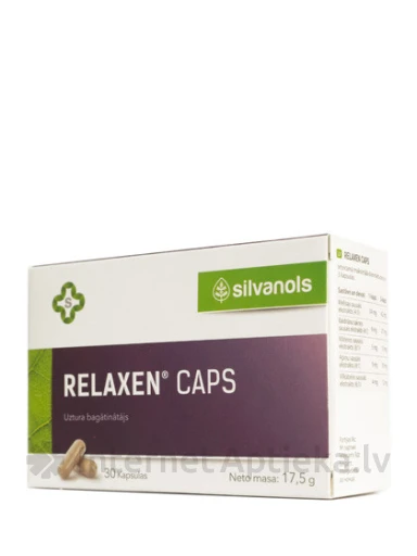 Silvanol Relaxen Caps, 30 kapslit | internetaptieka.lv