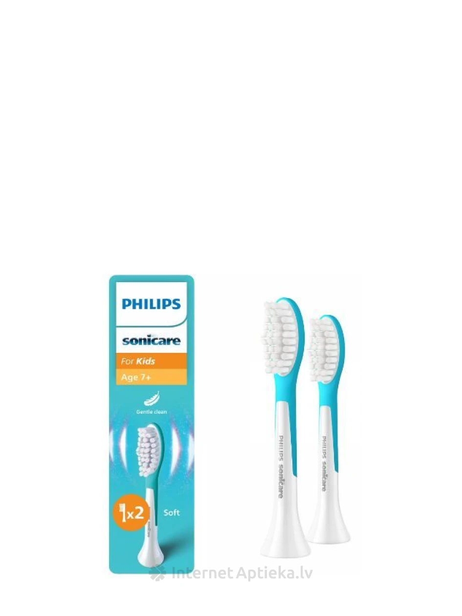 Philips Sonycare zobu birstes galviņa Kids 7+ gadi, 2 gb. | internetaptieka.lv