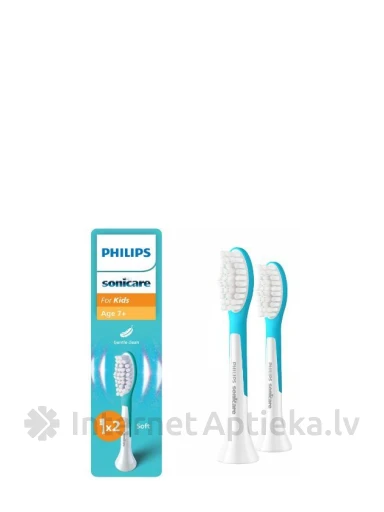Philips Sonycare zobu birstes galviņa Kids 7+ gadi, 2 gb. | internetaptieka.lv