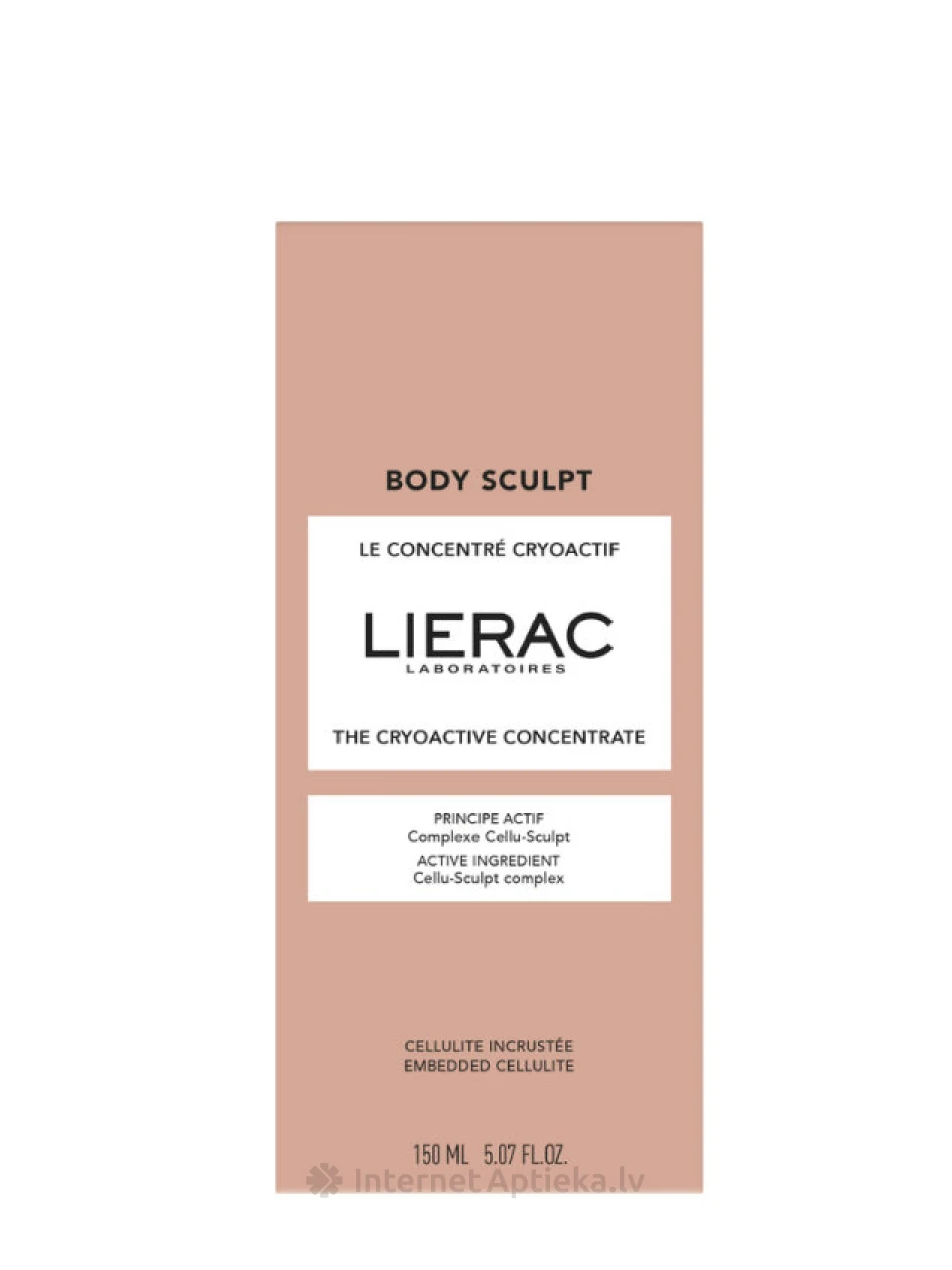 LIERAC BODY SCULPT krioaktīvs pretcelulīta līdzeklis, 150 ml | internetaptieka.lv