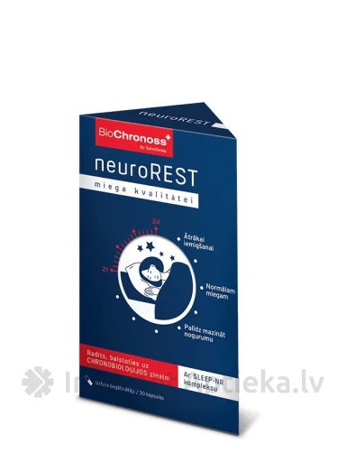 BioChronoss NeuroREST kapsulas, 60 gb. | internetaptieka.lv