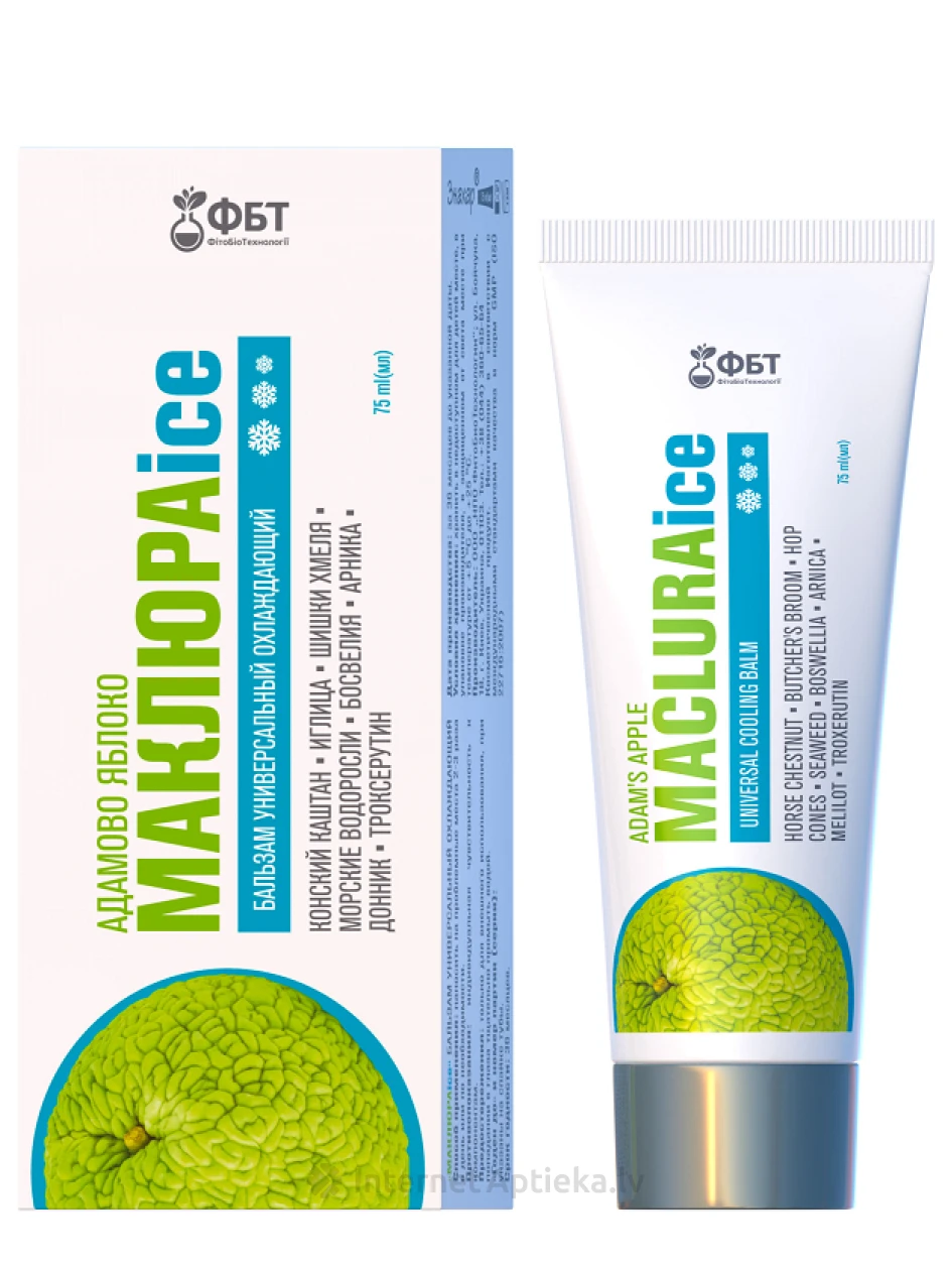 FBT Универсальный охлаждающий бальзам Maclura Hot, 75 мл | internetaptieka.lv