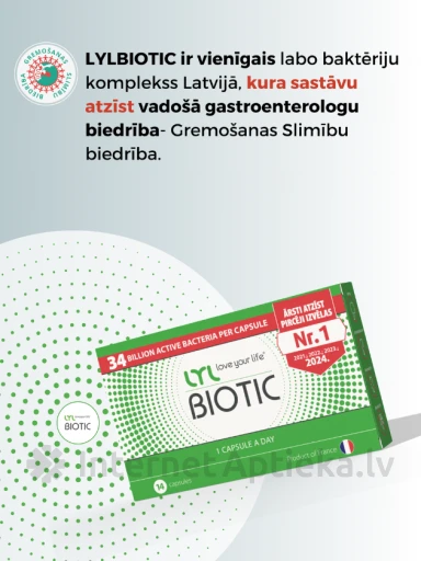 LYL BIOTIC, 14 kapslit | internetaptieka.lv